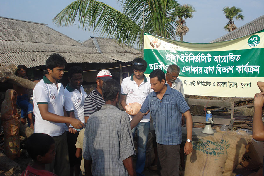 CSR works in Aila affected areas