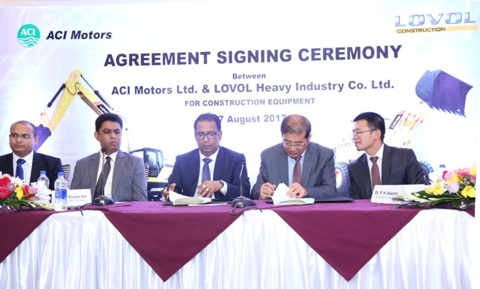 Dealership Agreement Signing Ceremony Between LOVOL Heavy Industry CO. Ltd. & ACI Motors Ltd.