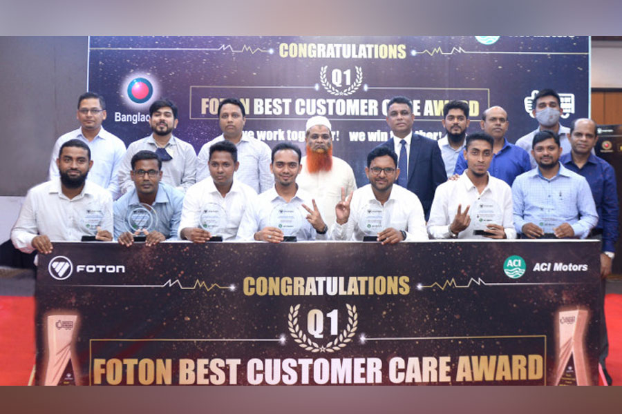 ACI Motors achieves Foton Best Customer Care Award